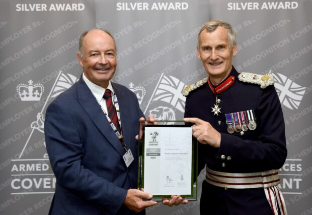 Royal Engineers Association - Employer Recognition Scheme Silver Award 2023