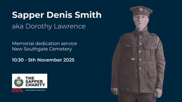 Attend The Dedication Service for Sapper Dorothy Lawrence Memorial